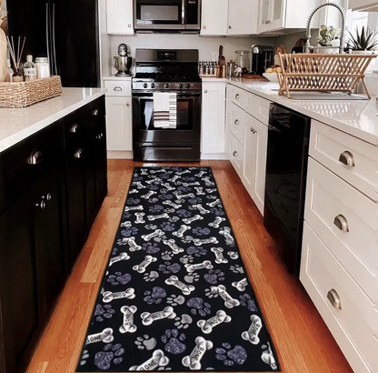 Pet Paw Runner Rug - Non-Slip Durable